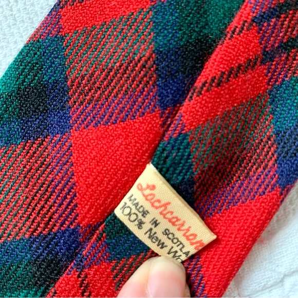 Lochcarron of Scotland MacDuff Tartan Plaid Wool Tie - Picture 3 of 14